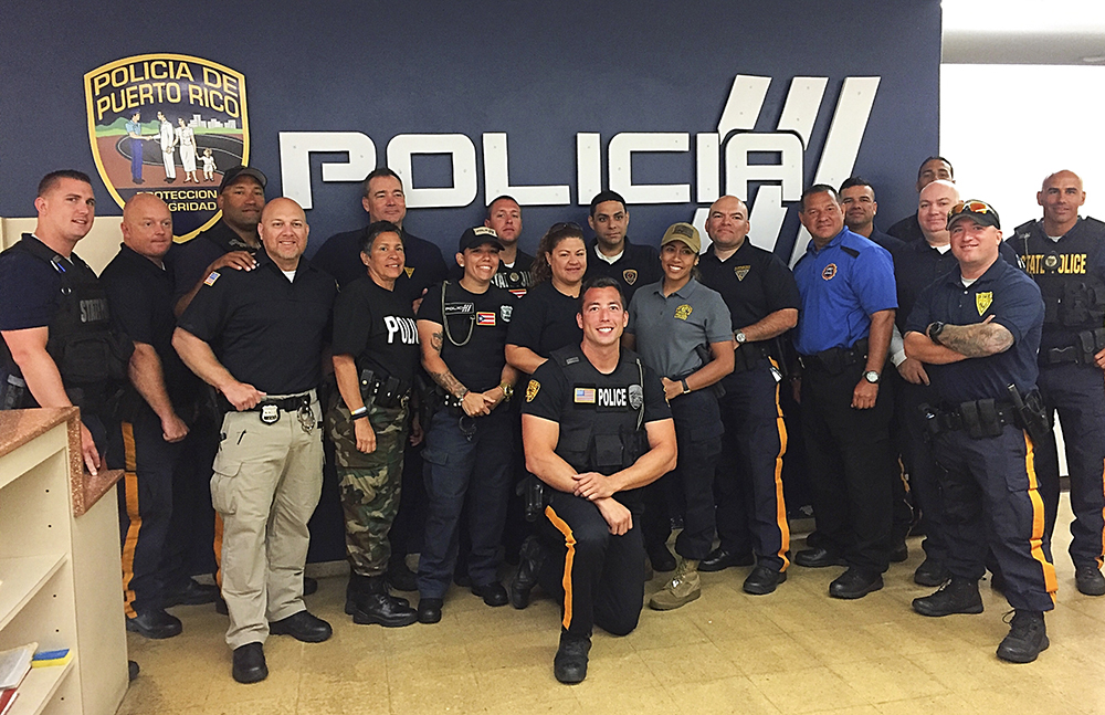 Fanwood Police Officer Joins NJ Law Enforcement Team in Puerto Rico