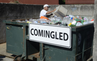 Co-mingled dumpster