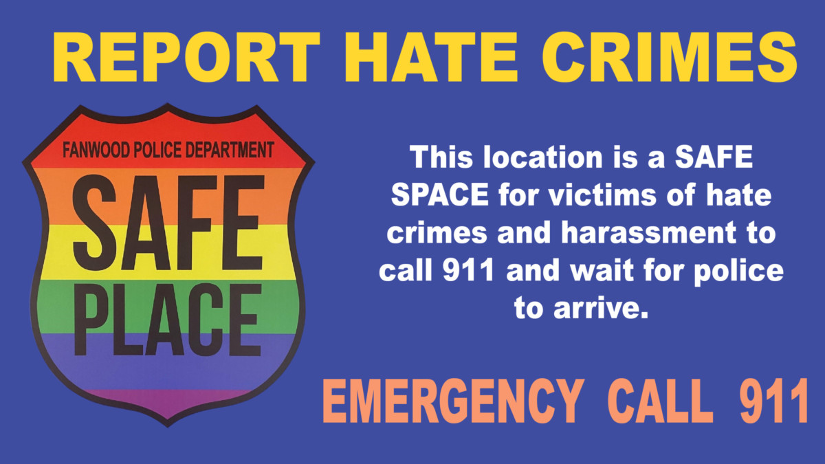 Fanwood Introduces the Safe Place Initiative to Support Victims of Hate